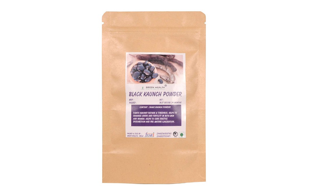 Green Wealth Black Kaunch Powder    Pack  200 grams